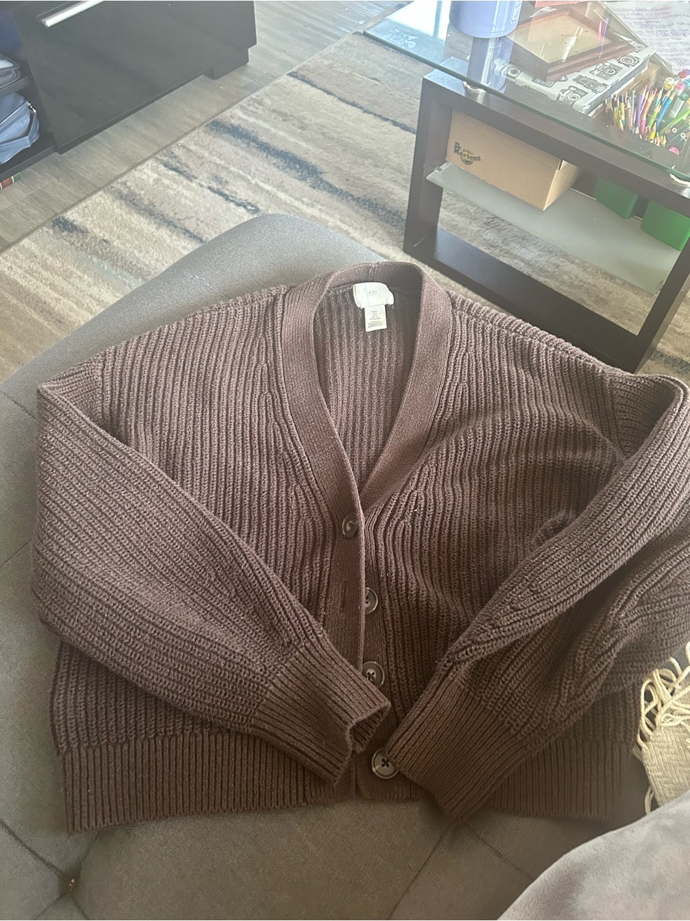 Knit cardigan